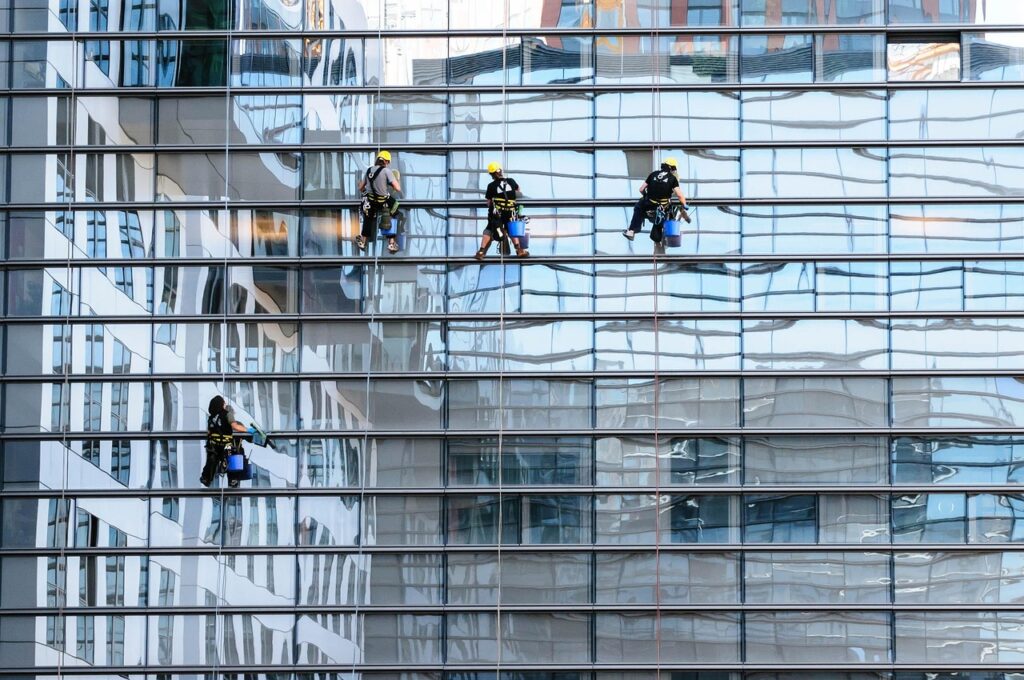 Professional team providing Brantford cleaning and construction services at a residential property – DSS General Contractors